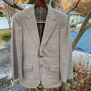 Vtg Kashiyama Plaid Blazer Sport Coat